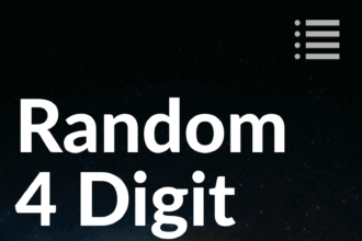 random 4 digit number