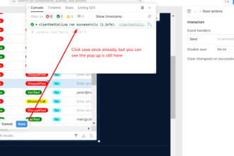 save changes button
