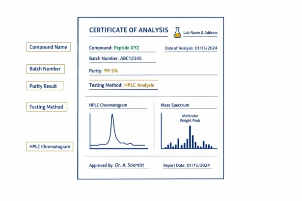 Is That Lab Report Real? How to Check a Peptide Certificate of Analysis