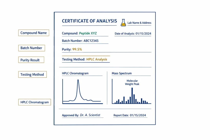 Is That Lab Report Real? How to Check a Peptide Certificate of Analysis